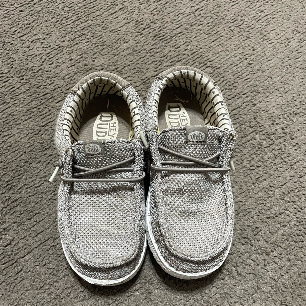Hey Dude Kids Moccasins in Gray